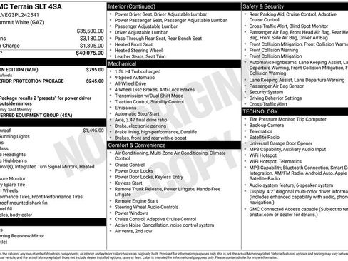 Used 2023 GMC Terrain SLT w/ Elevation Edition AWD/4WD image 39