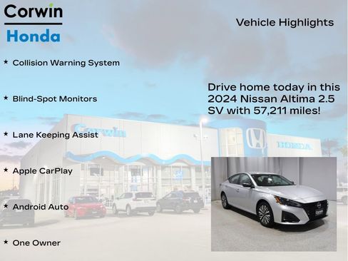 Used 2024 Nissan Altima 2.5 SV AWD/4WD image 6