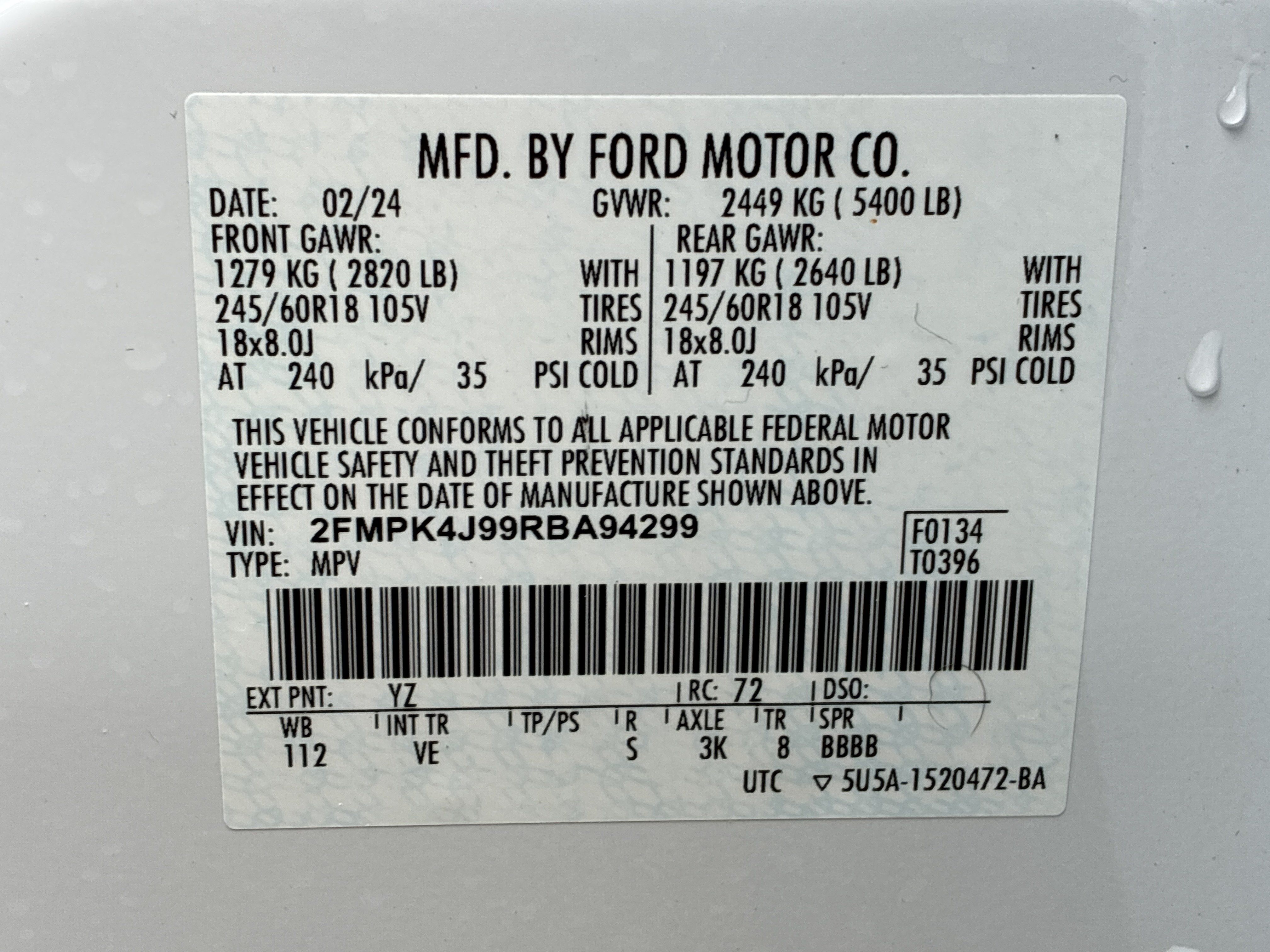 Used 2024 Ford Edge SEL AWD/4WD image 34
