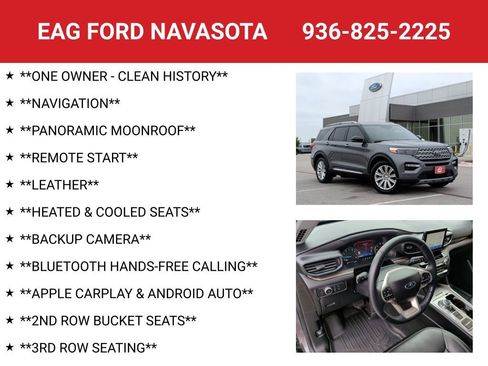 Used 2022 Ford Explorer Limited w/ Equipment Group 301A RWD image 4