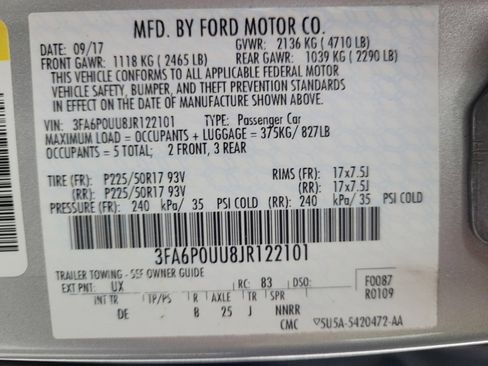 Used 2018 Ford Fusion S image 33