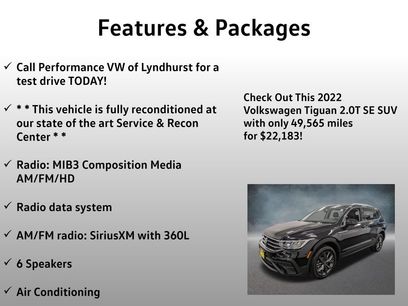 Used 2022 Volkswagen Tiguan SE