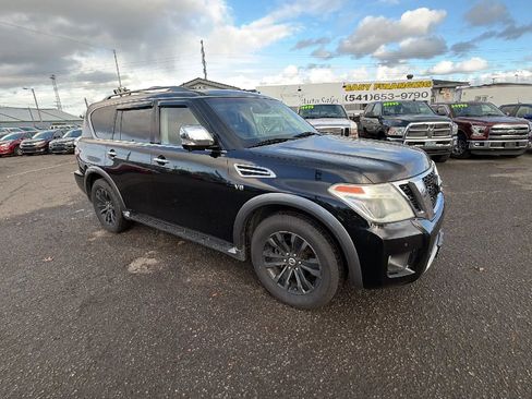 Used 2017 Nissan Armada Platinum w/ Captain Seat Package image 2