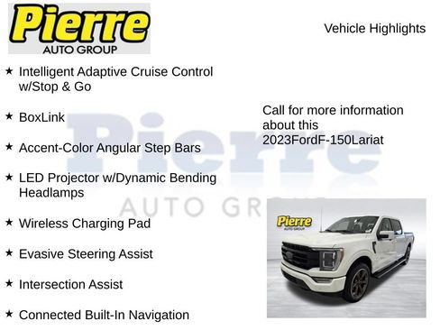 Used 2023 Ford F150 Lariat w/ Equipment Group 502A High AWD/4WD image 16