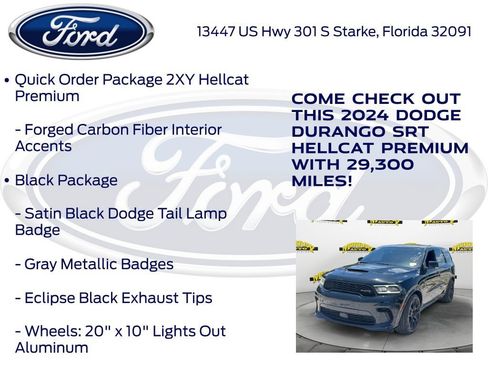 Used 2024 Dodge Durango SRT Hellcat AWD/4WD image 30