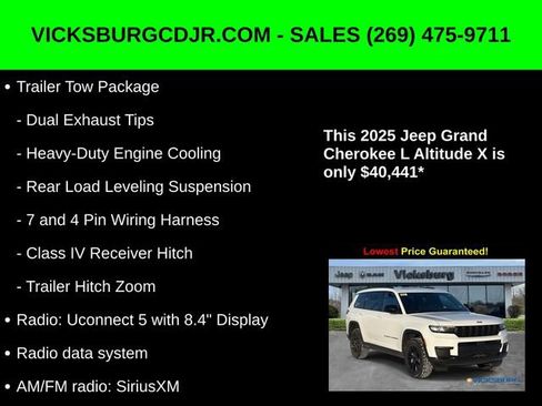 New 2025 Jeep Grand Cherokee L Altitude image 22