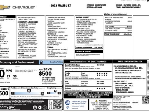 Used 2023 Chevrolet Malibu LT image 4