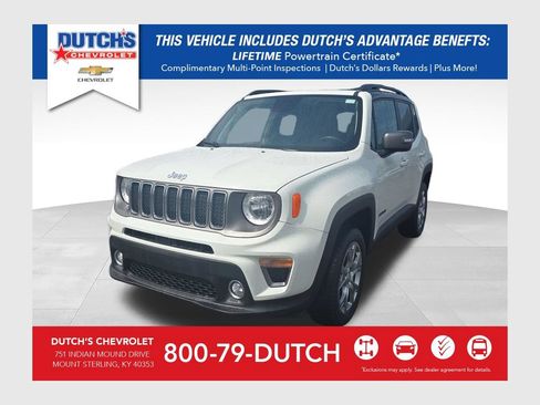 Used 2020 Jeep Renegade Limited w/ UConnect 8.4 Nav Group AWD/4WD image 1