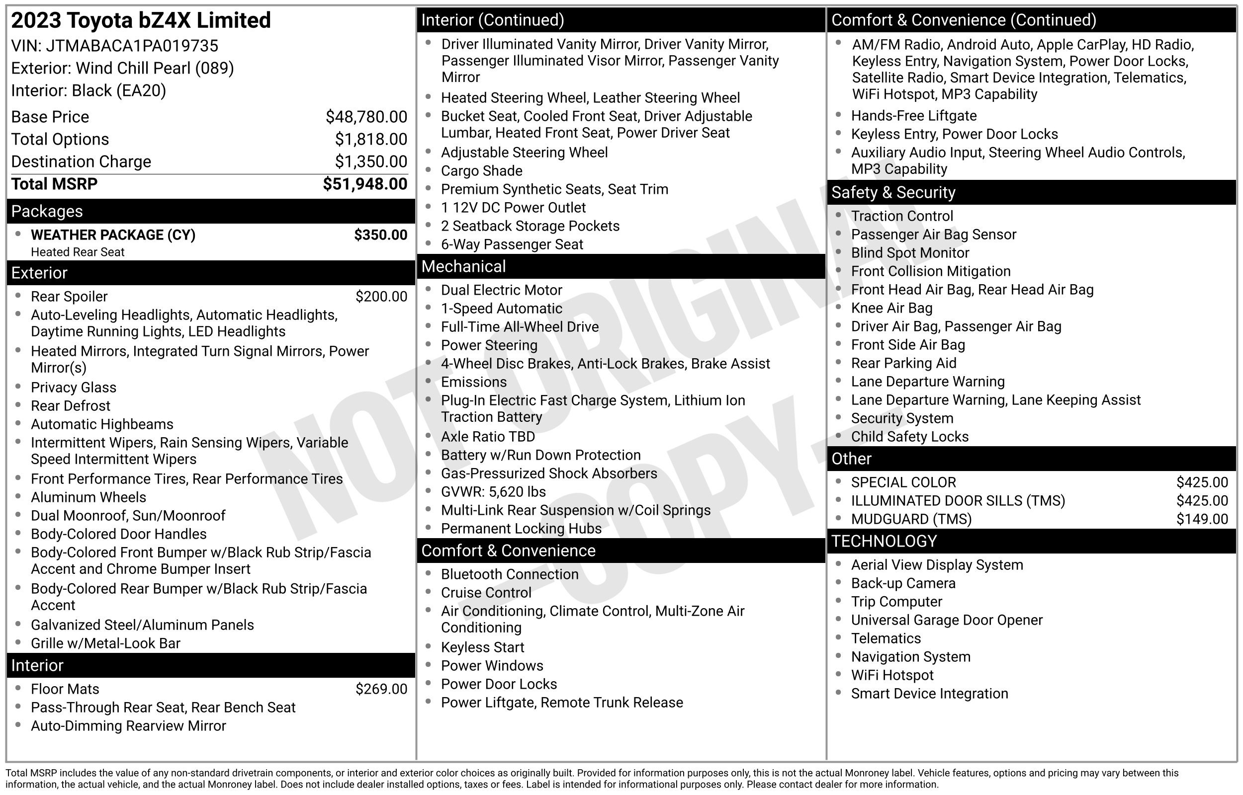 Used 2023 Toyota bZ4X AWD w/ Weather Package image 3