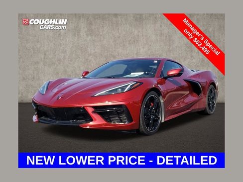 Used 2021 Chevrolet Corvette Stingray Preferred Cpe w/ Body-Color Dual Roof Package RWD image 1
