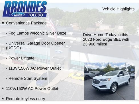 Used 2023 Ford Edge SEL w/ Convenience Package AWD/4WD image 12