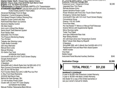 New 2026 RAM 2500 Tradesman image 2