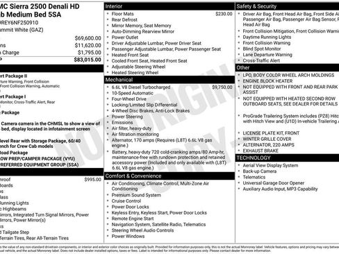 Certified 2022 GMC Sierra 2500 Denali AWD/4WD image 53