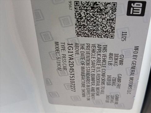 New 2026 Chevrolet Corvette Stingray Coupe w/ Z51 Performance Package image 15