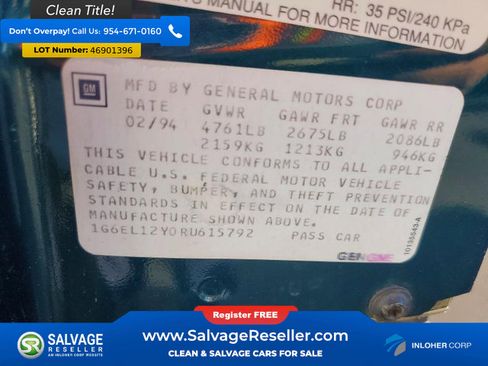 Used 1994 Cadillac Eldorado FWD image 16