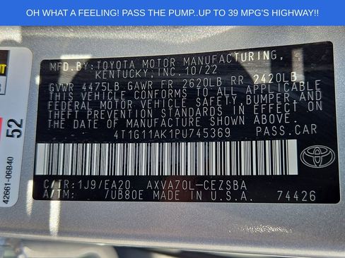 Used 2023 Toyota Camry SE FWD image 27