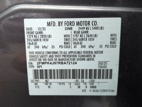 Certified 2024 Ford Edge SEL AWD/4WD image 24
