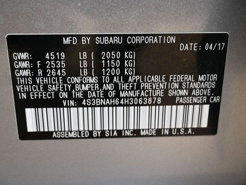 Used 2017 Subaru Legacy 2.5i Premium image 42