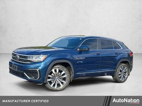 Used 2021 Volkswagen Atlas Cross Sport SEL R-Line w/ Cross Sport MDO Package image 1