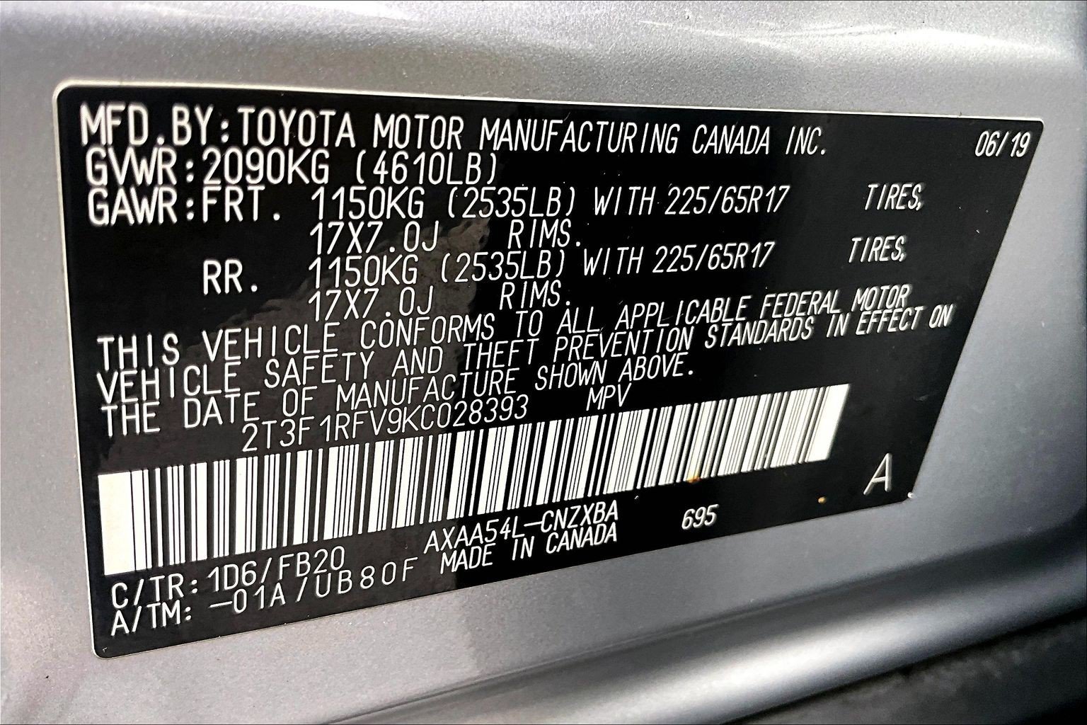 Used 2019 Toyota RAV4 LE AWD/4WD image 36