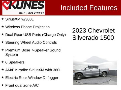 Used 2023 Chevrolet Silverado 1500 RST w/ Convenience Package II AWD/4WD image 2