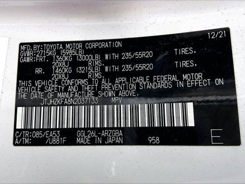 Used 2022 Lexus RX 350L Premium w/ Premium Package image 33