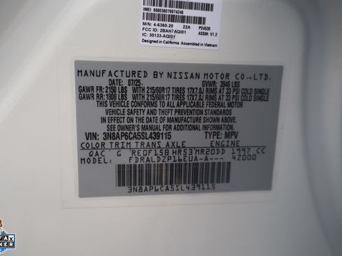 Used 2025 Nissan Kicks SV FWD image 31