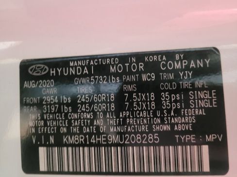Used 2021 Hyundai Palisade SE w/ Cargo Package FWD image 33