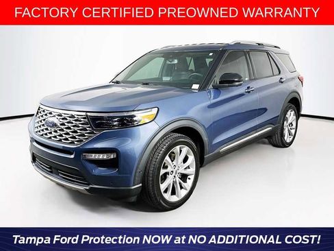 Certified 2021 Ford Explorer Platinum w/ Equipment Group 601A image 1