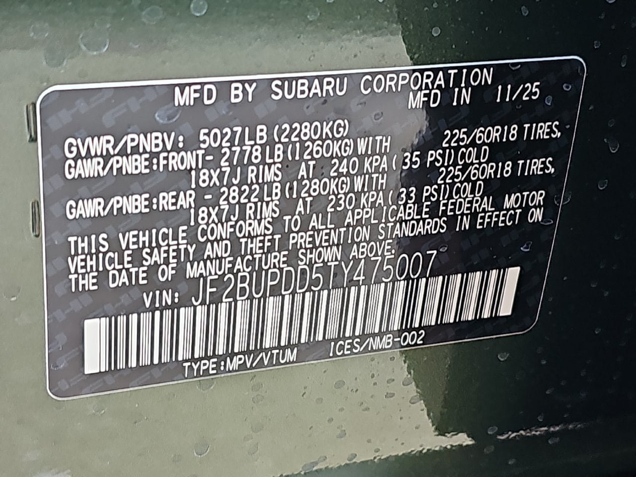 New 2026 Subaru Outback Limited AWD/4WD image 43