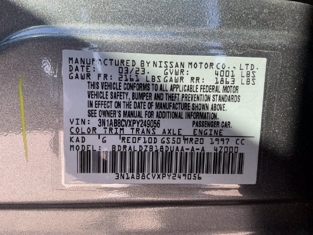 Used 2023 Nissan Sentra SV w/ All-Weather Package FWD image 30