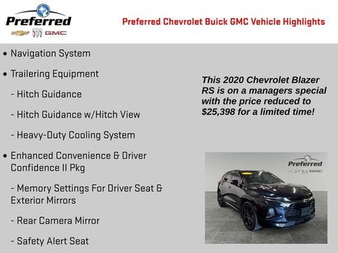 Used 2020 Chevrolet Blazer RS AWD/4WD image 2