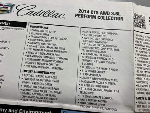 Used 2014 Cadillac CTS Performance image 47