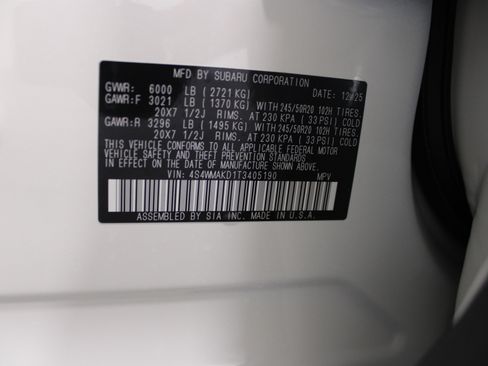 New 2026 Subaru Ascent Touring image 39