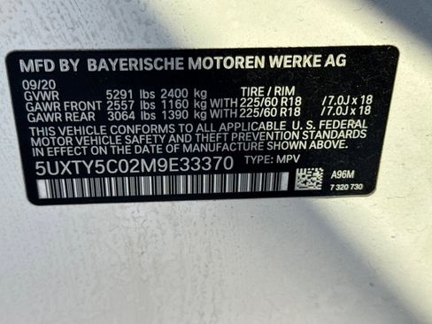 Used 2021 BMW X3 xDrive30i w/ Convenience Package image 21