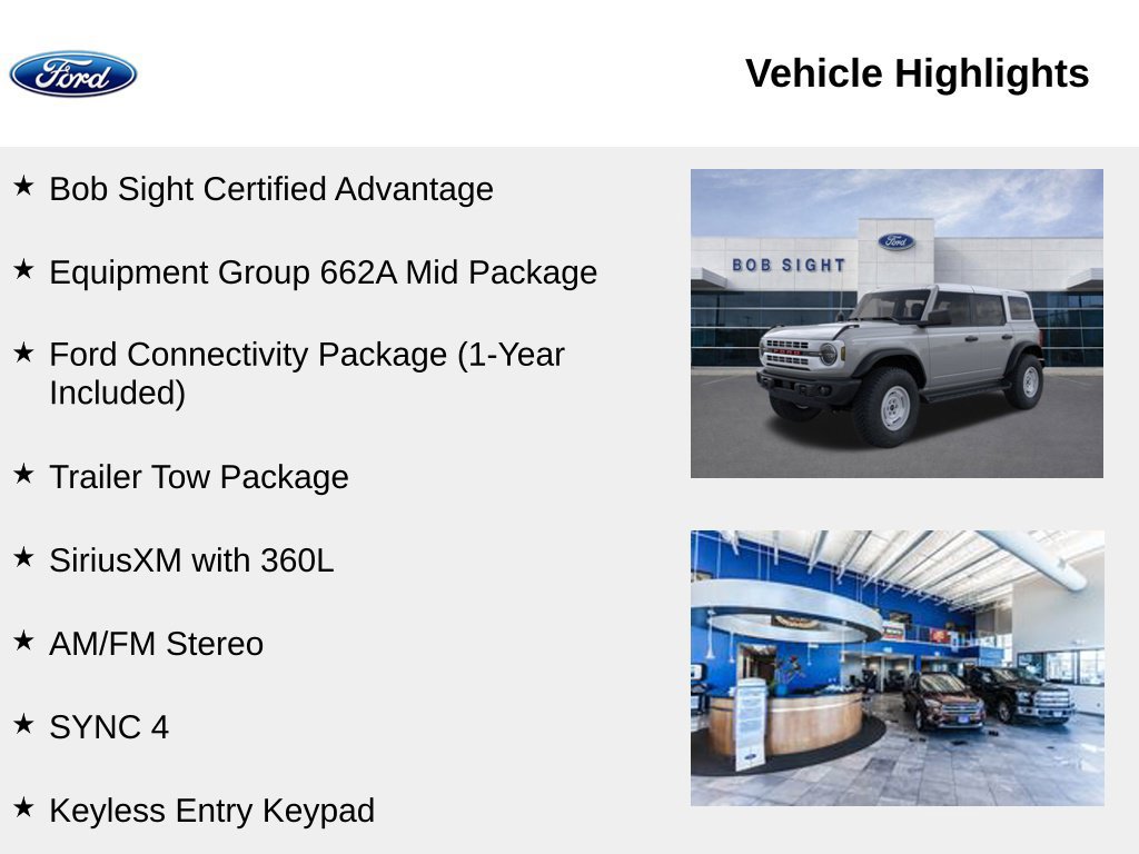 New 2026 Ford Bronco Heritage Edition AWD/4WD image 2