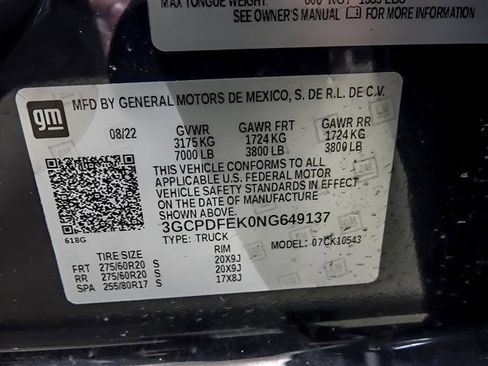 Used 2022 Chevrolet Silverado 1500 LT Trail Boss w/ Protection Package image 27