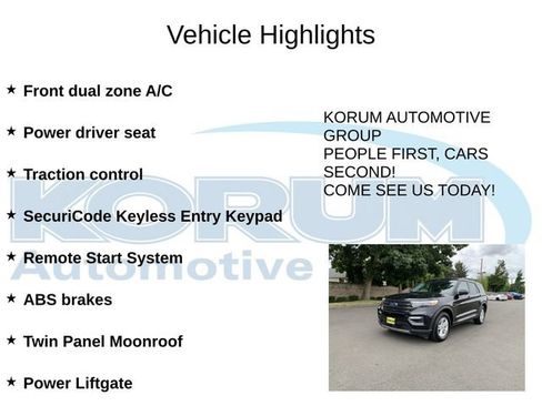 Certified 2024 Ford Explorer XLT w/ Equipment Group 202A AWD/4WD image 8
