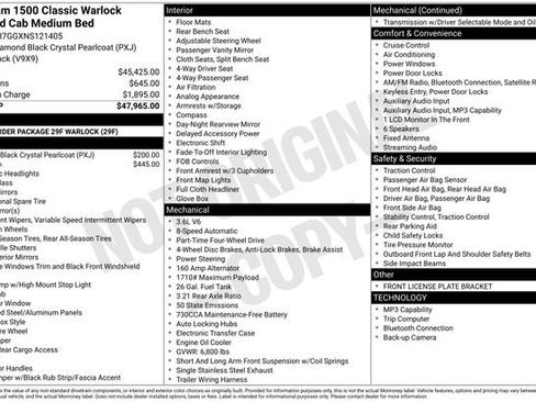 Used 2022 RAM 1500 Classic Warlock AWD/4WD image 11