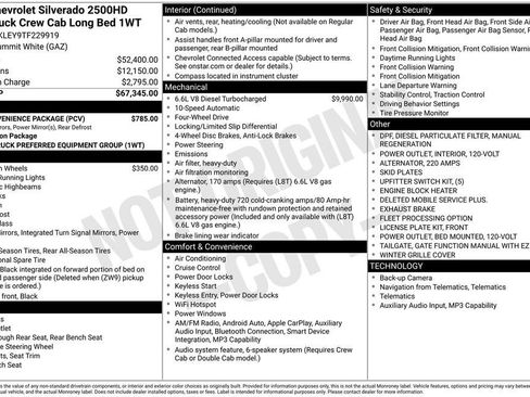New 2026 Chevrolet Silverado 2500 W/T w/ WT Convenience Package AWD/4WD image 24
