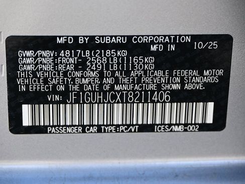 New 2026 Subaru Impreza RS image 20