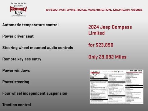 Used 2024 Jeep Compass Limited AWD/4WD image 4