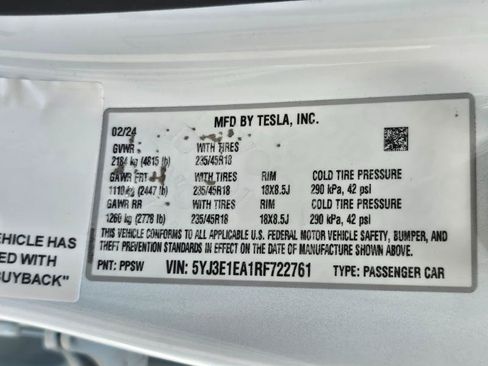 Used 2024 Tesla Model 3 RWD image 35