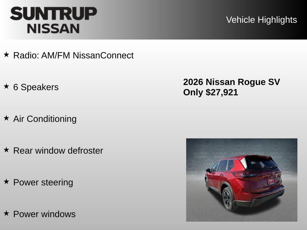 Certified 2026 Nissan Rogue SV AWD/4WD image 8