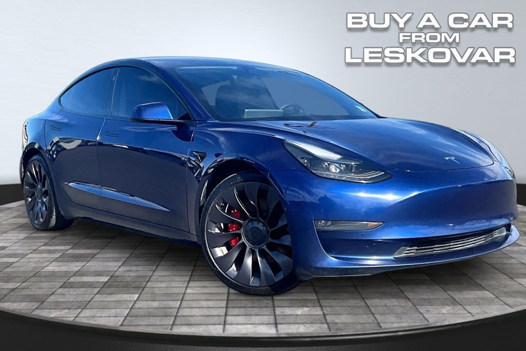 Used 2021 Tesla Model 3 Performance AWD/4WD image 1