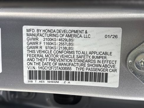 New 2026 Honda Accord Sport image 28