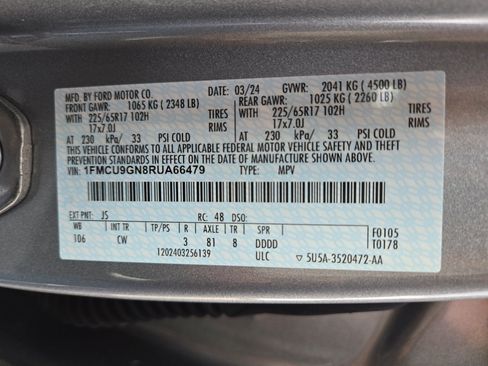 Used 2024 Ford Escape Active AWD/4WD image 27