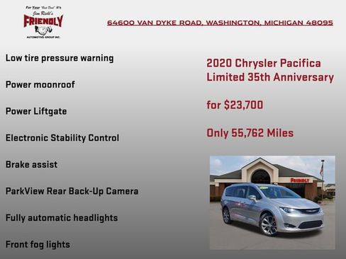Used 2020 Chrysler Pacifica Limited FWD image 30
