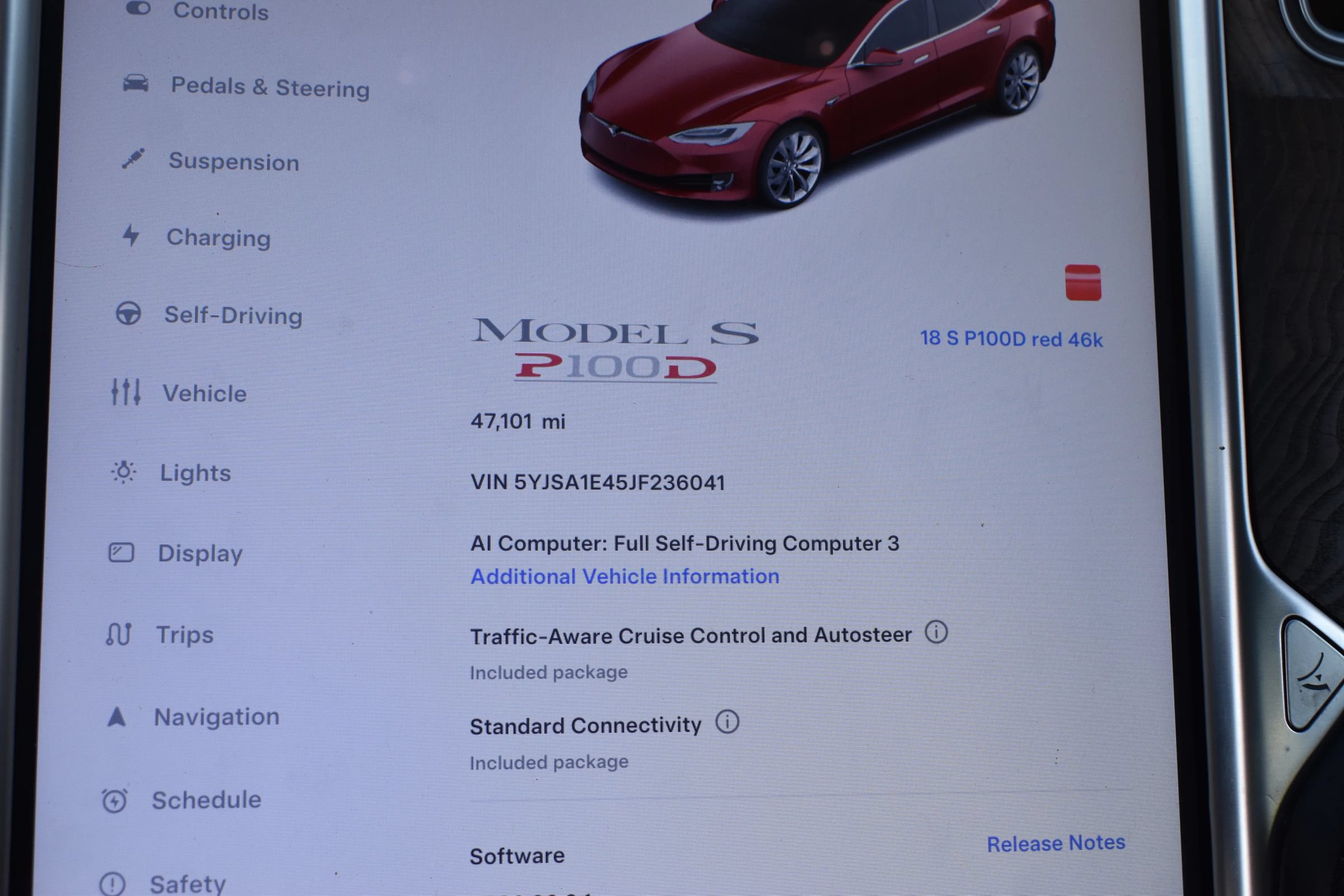 Used 2018 Tesla Model S P100D AWD/4WD image 2