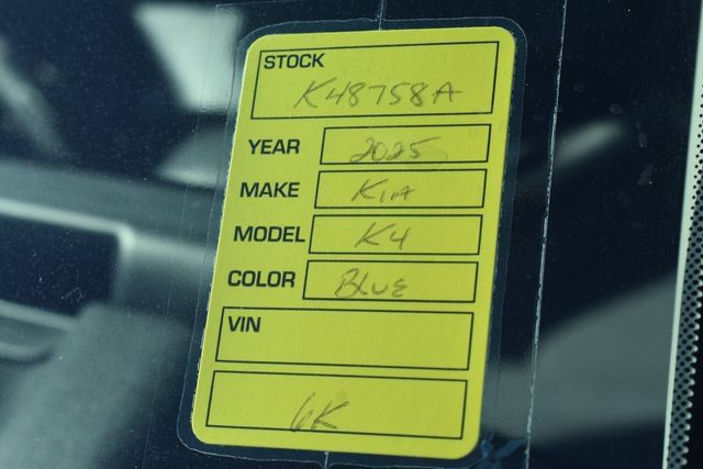 Certified 2025 Kia K4 FWD image 31